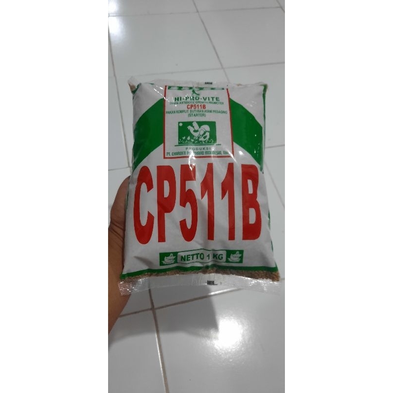 Makanan/Pakan/Pur Ayam Hi-Pro-Vite CP-511B/CP511B Bravo 1 Kg Pokphand