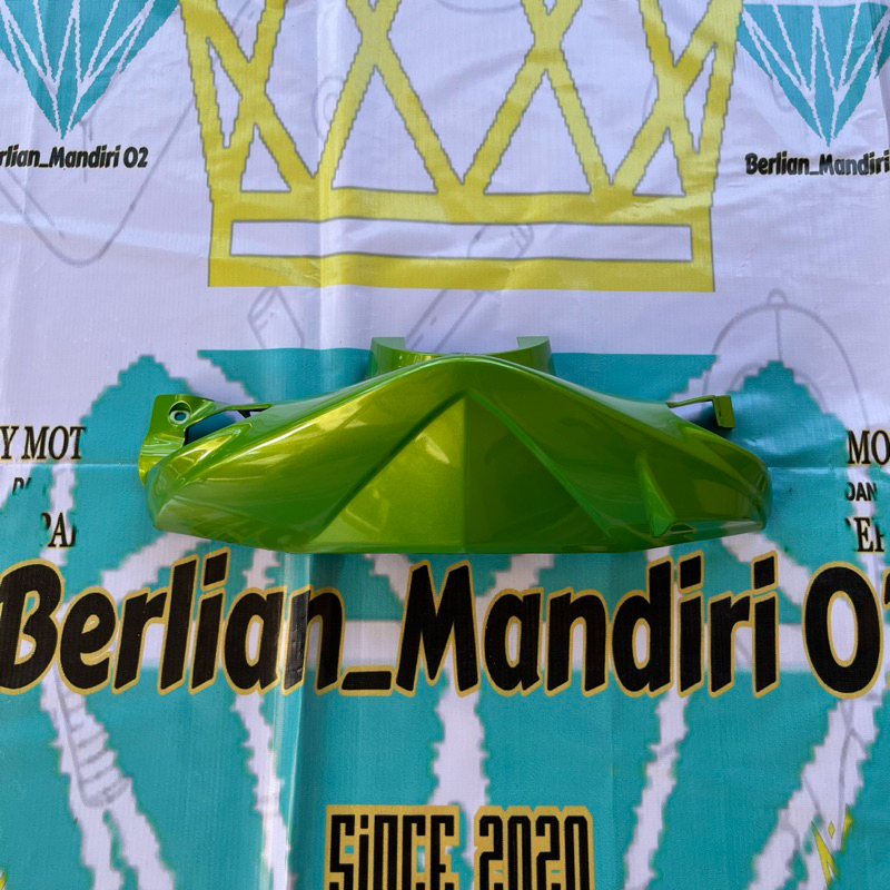 COVER BODY MIO SOUL KARBU BATOK KEPALA DEPAN HIJAU
