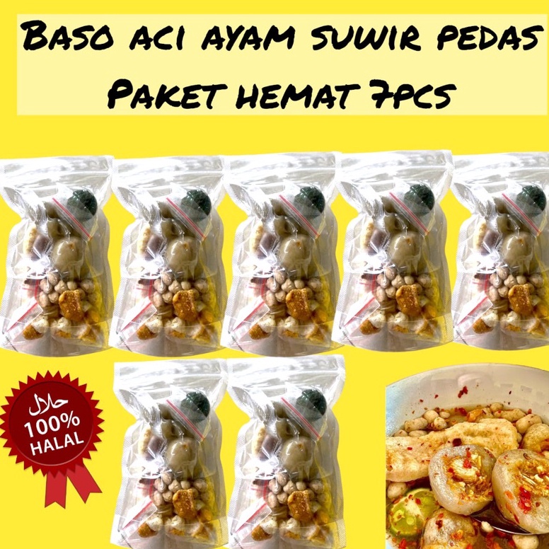 

modelTipe JNM931 PAKET HEMAT BASO ACI AYAM SUWIR 7pcs BASO ACI HEMAT AYAM