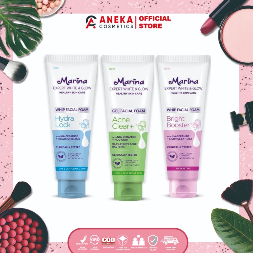 Marina Expert White & Glow Whip Facial Foam
