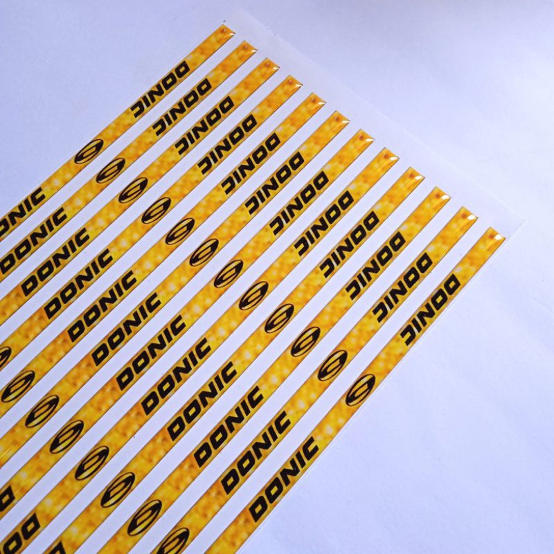 Sidetape Donic Tekstur 7mm Timbul Resin Lentur Lis Bet Tenis Meja Pingpong