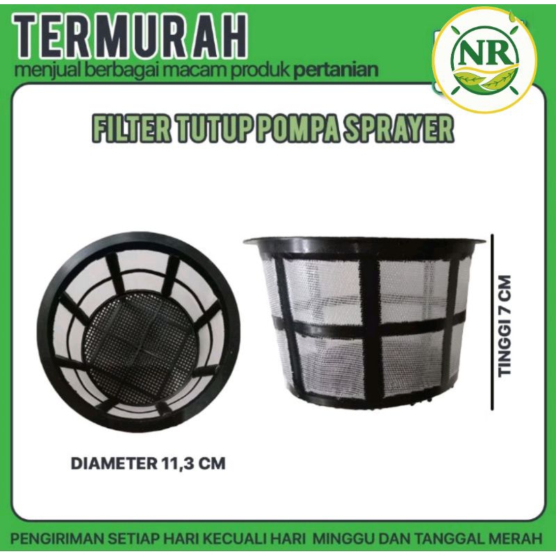 FILTER TUTUP SPRAYER/ FILTER ATAS SPRAYER ELEKTRIK MANUAL CBA/ SARANGAN ATAS SPRAYER