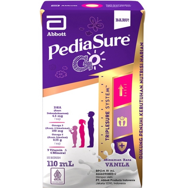 

MODEL SZV356 Pediasure Go Vanila Coklat Formula UHT 11ml