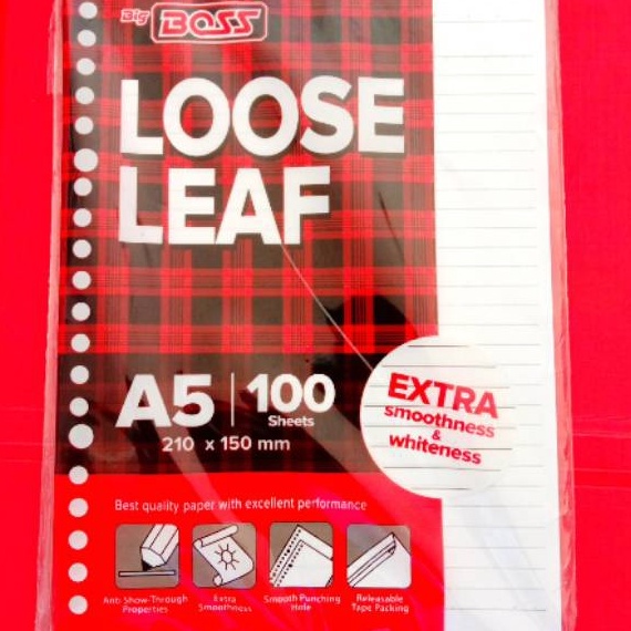 

Best loose leaf A5 bergaris 1 lembar