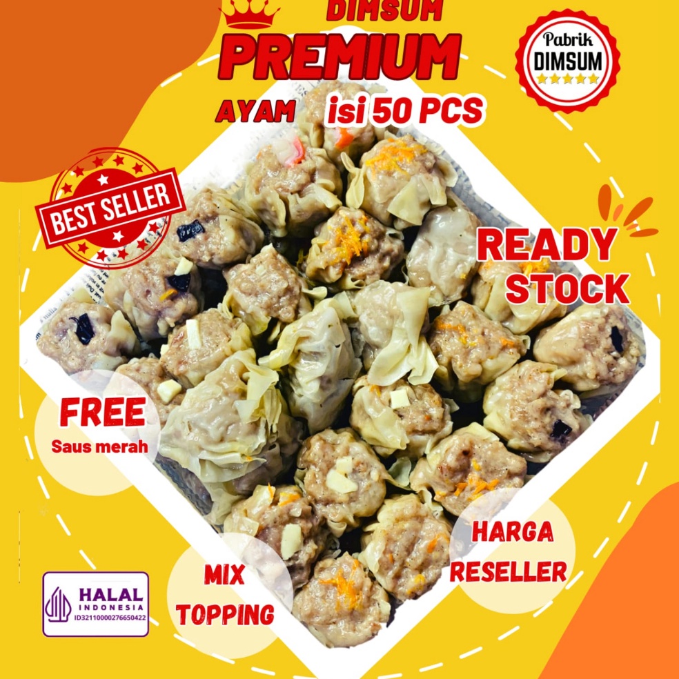 

Kode CIE91 Dimsum Halal isi 5 pcs Sudah Termasuk Saos PREMIUM