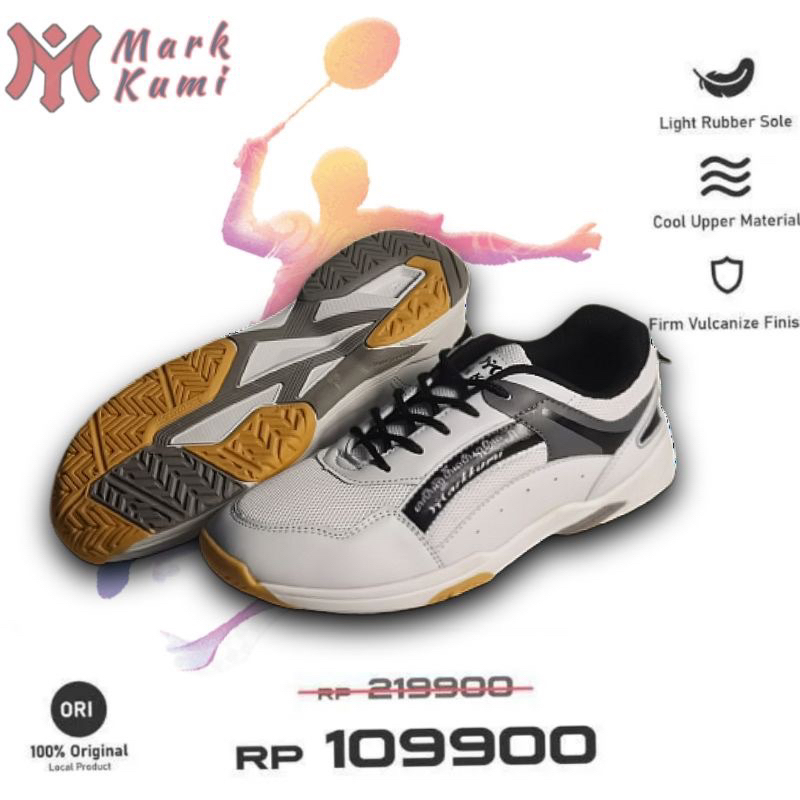 sepatu batminton voli dan tenis original markkumi terbaru