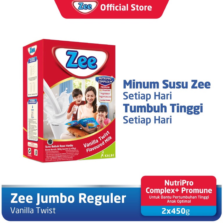 

KODE XP178 Zee Reguler Jumbo Vanilla Twist Milk 2x45gr