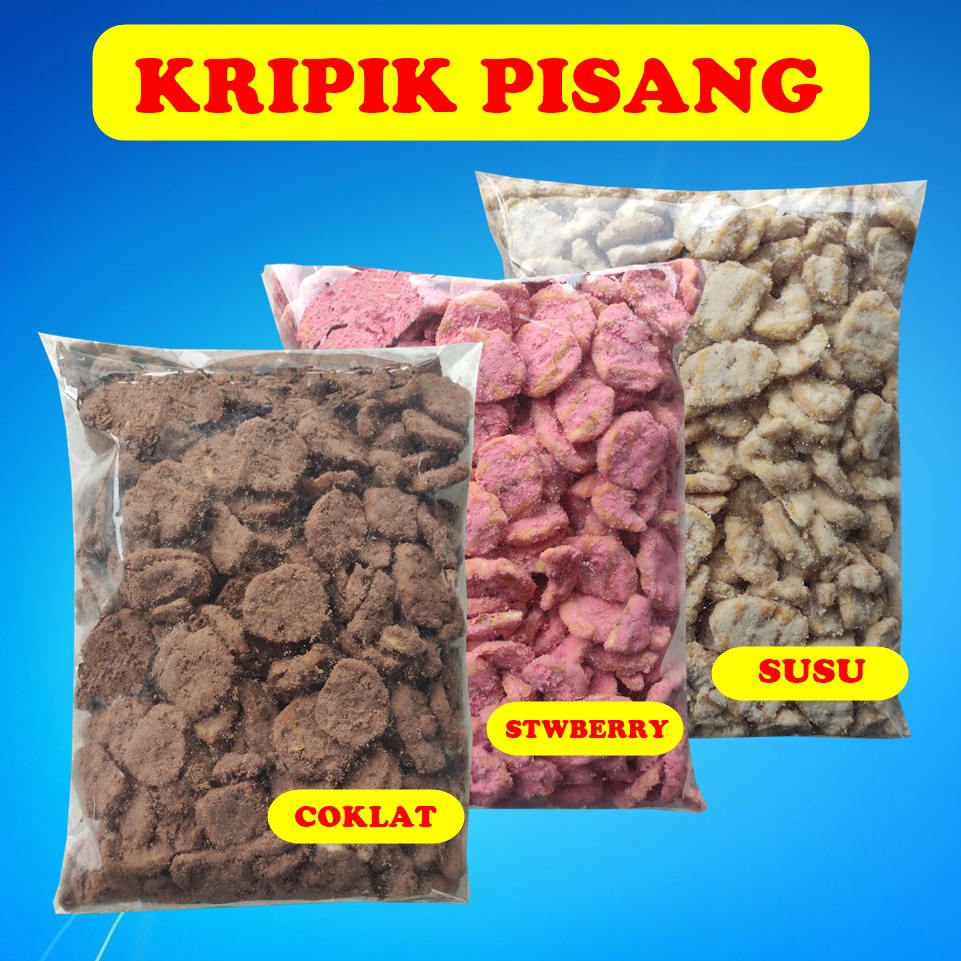 

MODEL QU297 KRIPIK KERIPIK PISANG ANEKA RASA COKLAT SUSU STRAWBERRY