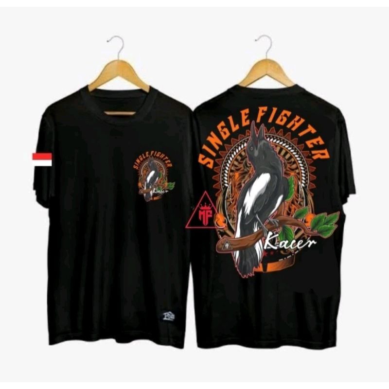 KAOS BURUNG KACER SINGLE FIGHTER