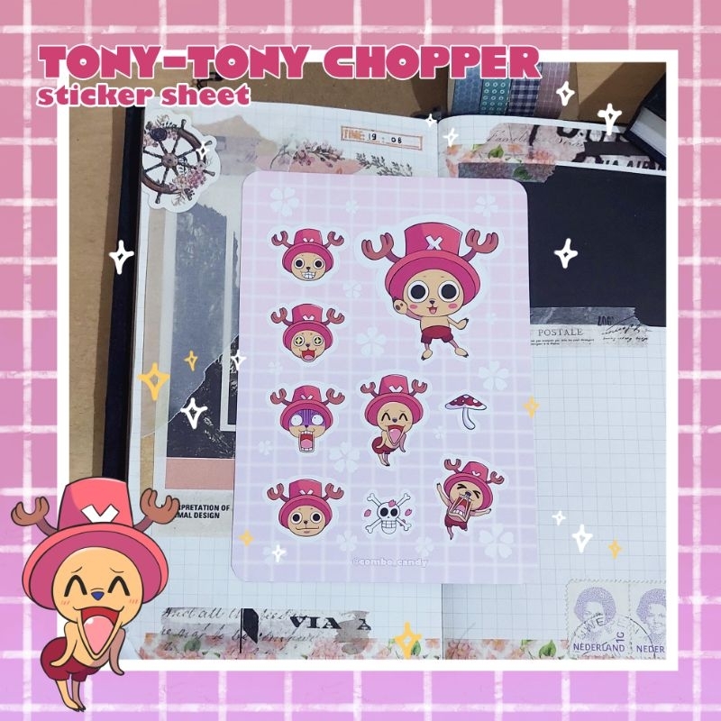 

Tony-Tony Chopper Sticker/Stiker Sheet • Combo Candy •