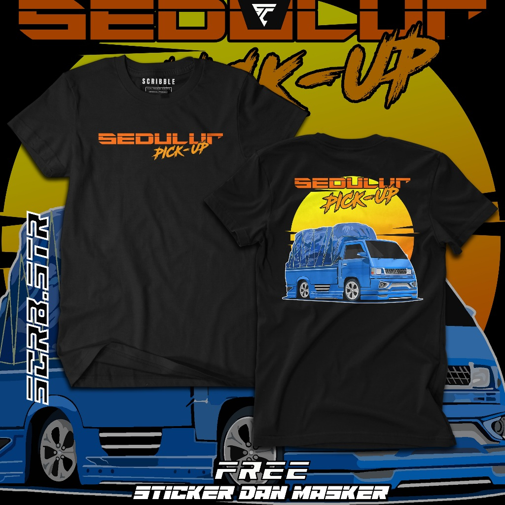 Kaos Mobil Pick up Terbaru | Baju Komunitas Mobil Pickup Indonesia | Baju Driver Mobil Pickup Kekini