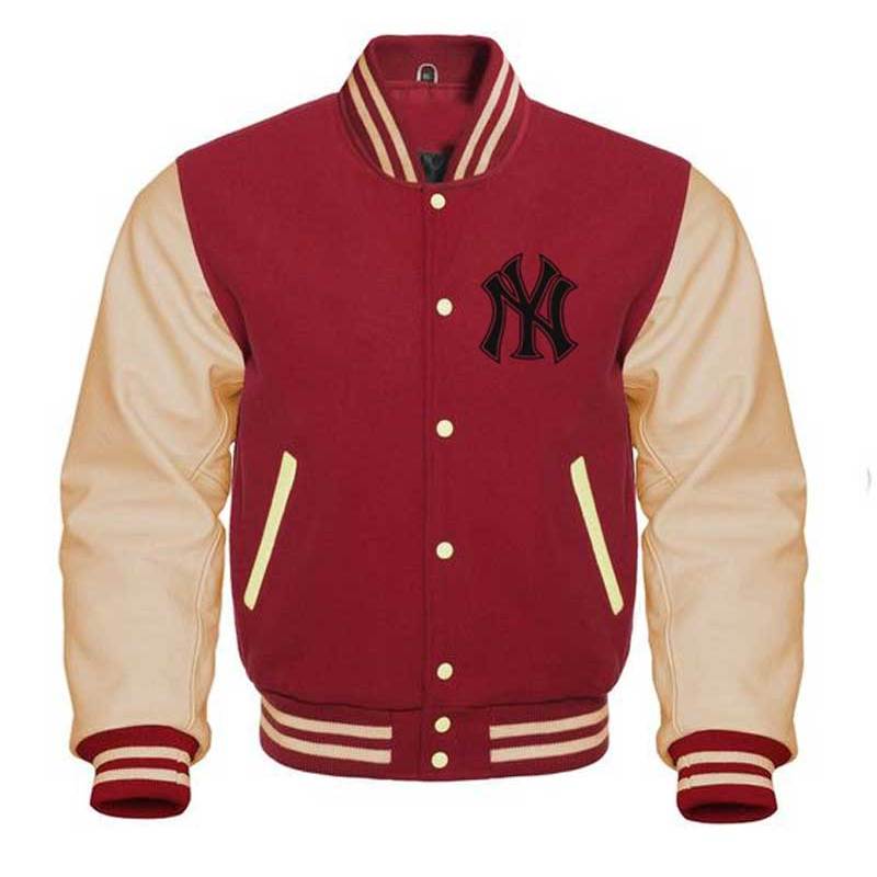 Jaket Baseball Varsity Oversize - Ny Baseball - Korean Jacket Sporty bahan fleece