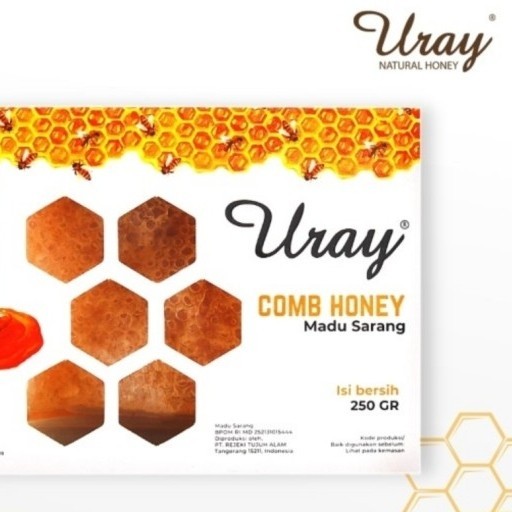 

READY STOK] Madu Uray Comb Honey - Sarang Madu Murni - Sarang Madu Asli 250 gr