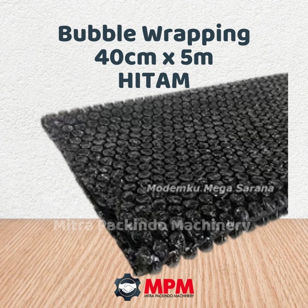 

Bubble Wrap HITAM 40CM x 5M TEBAL PREMIUM QUALITY Plastik Buble Wrapping BLACK 40 cm x 5 m