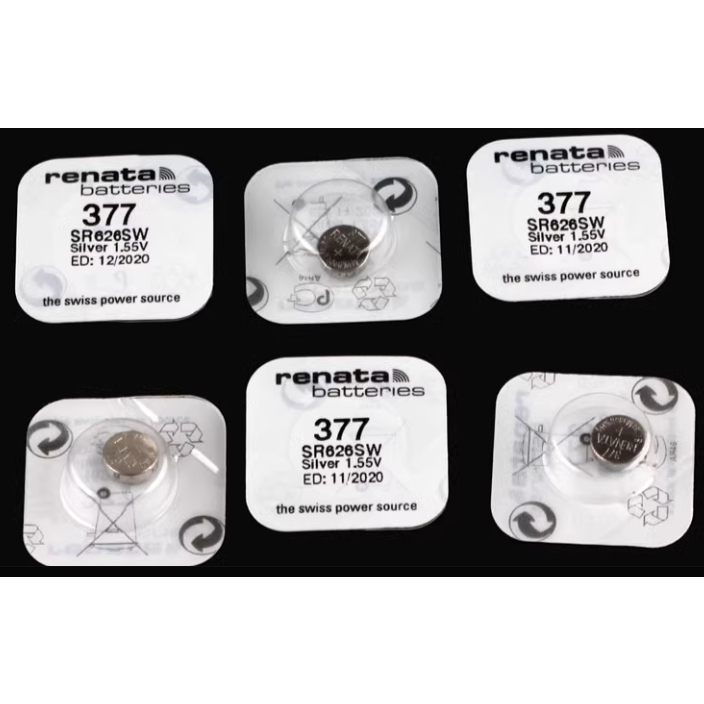 Baterai Original 2tahun Jam Tangan Renata 377 626 SR626 SR626SW