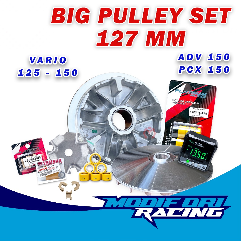 PULLEY RUMAH ROLLER NMAX PNP PCX 150 RUMAH ROLER NMAX 127 MM B UBUT CUSTOM BIG PULLEY