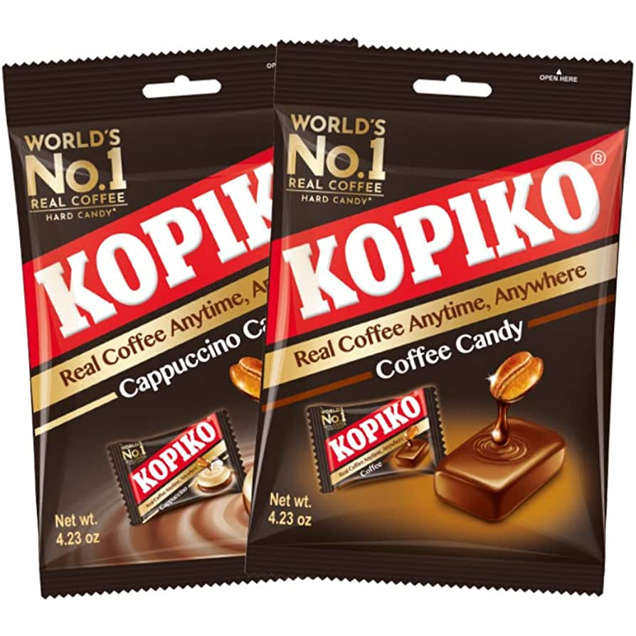 

Permen Kopiko Kopi Cappucino Coffee Candy 175gr 50butir