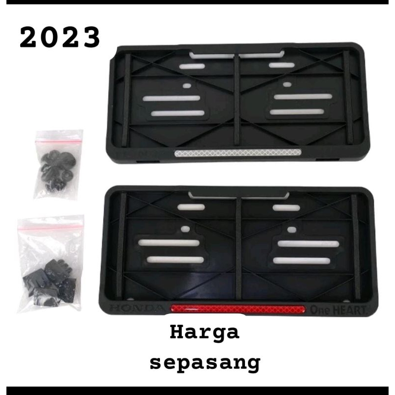 Cover Plat / Dudukan Plat Nomor Motor Honda Ori AHM