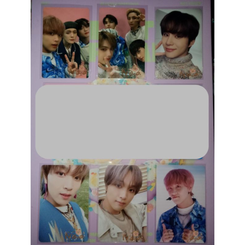 PHOTOCARD HAECHAN JUNGWOO NCT DREAM 127 HELFUT LUGGAGE DICON BINDER HOME OFFICIAL