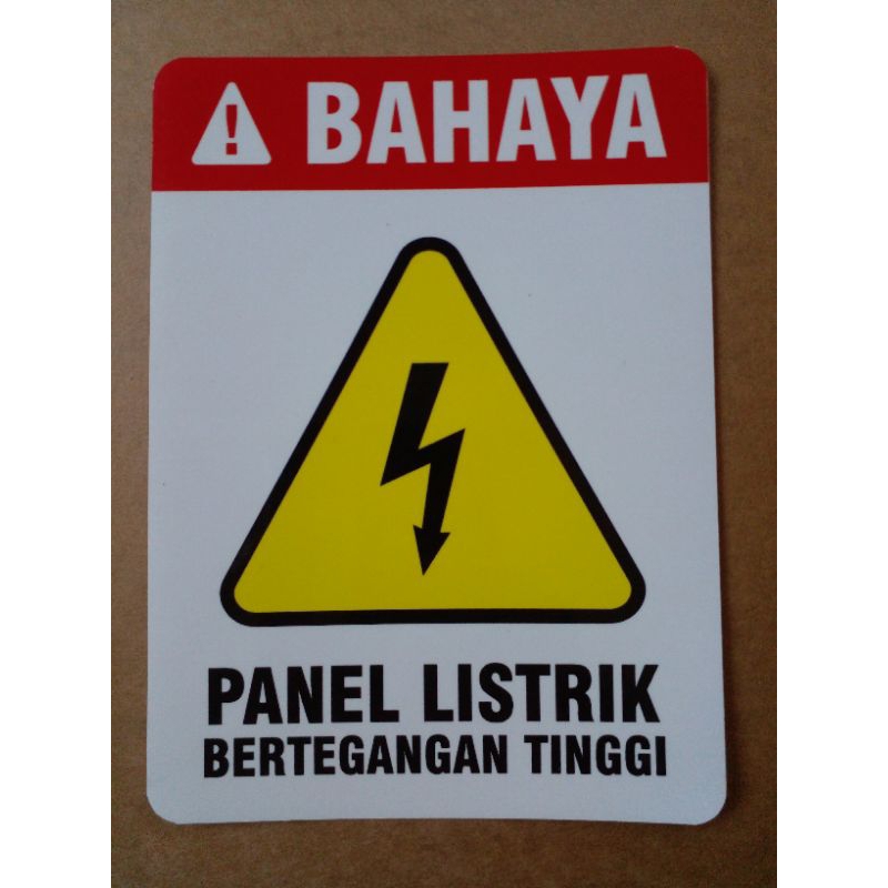 

stiker Bahaya Listrik Tegangan Tinggi