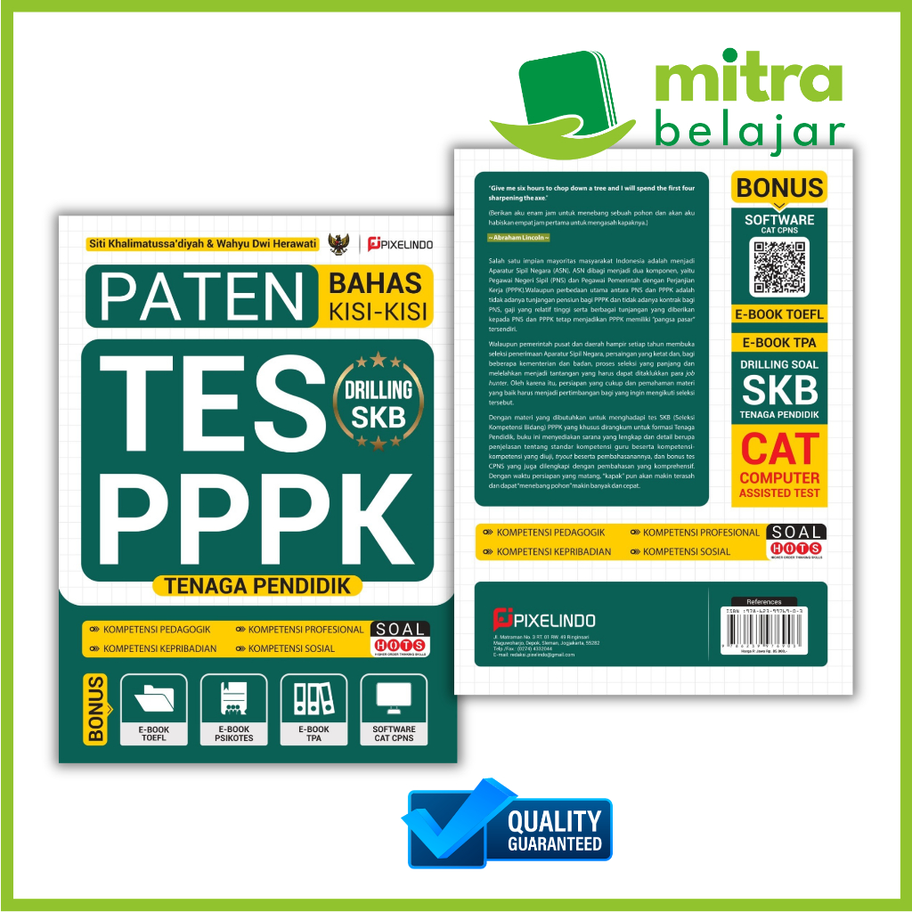 Buku Paten Tes Drilling SKB PPPK Tenaga Pendidik