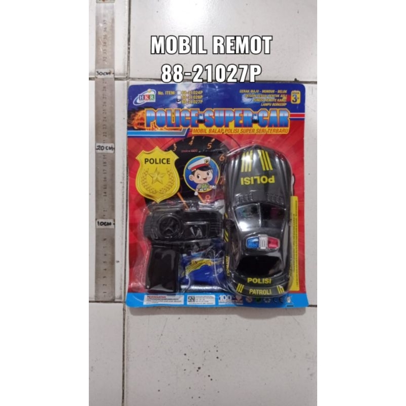 MAINAN MOBIL POLISI REMOT KABEL 88-21027P