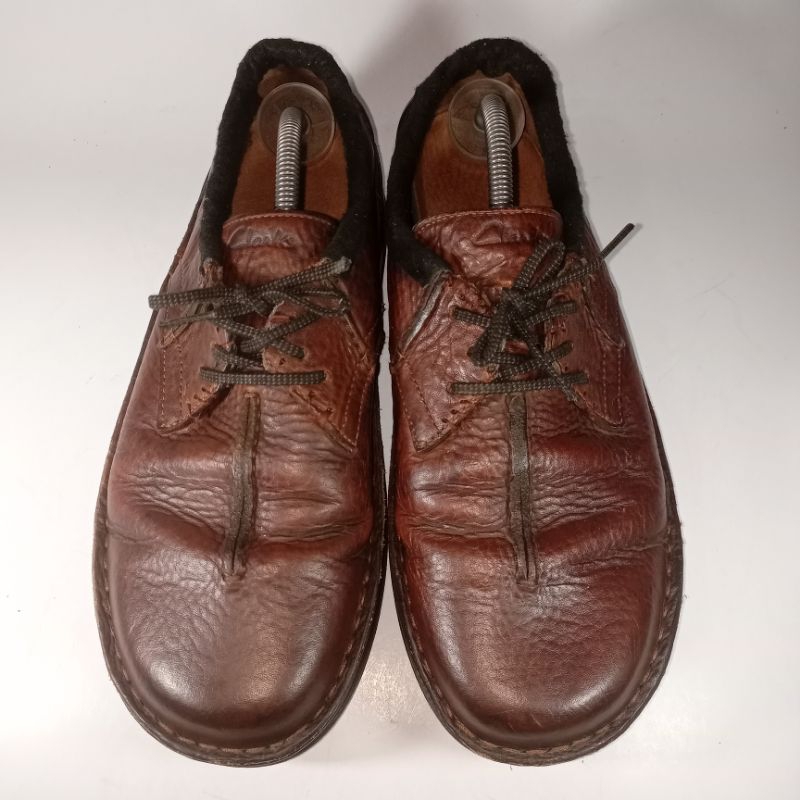 Clarks original leather loafers 42,5 size men shoes
