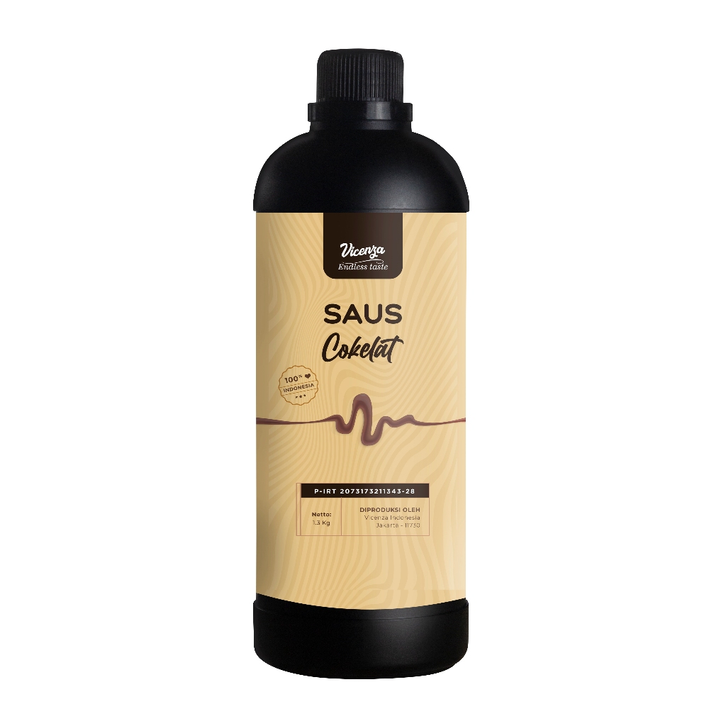 

VICENZA ENDLESS TASTE SAUS COKLAT CARAMEL 1.3kg PREMIUM HALAL MURAH AGEN