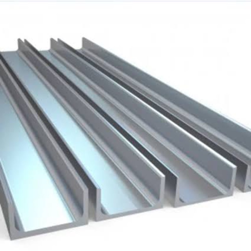 UNP 100 Stainless steel SS 304 panjang per meter
