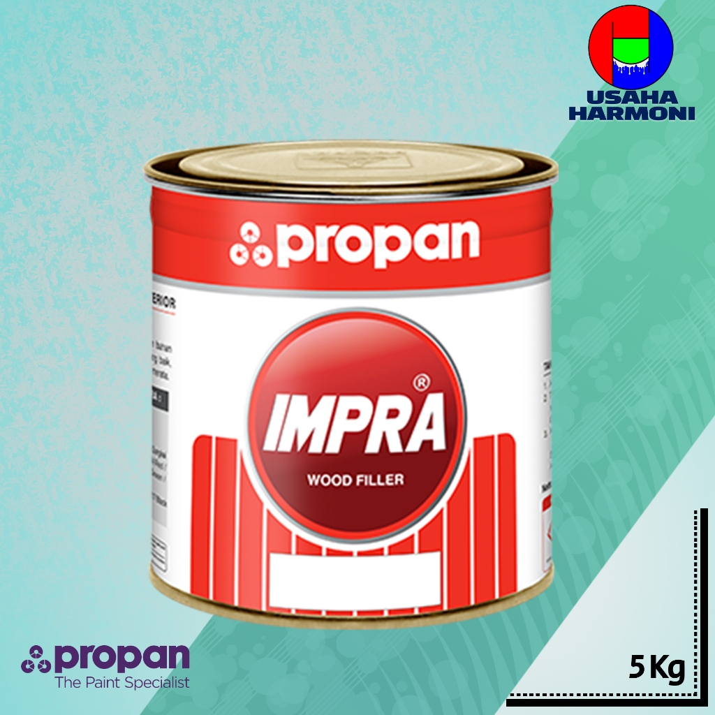 Impra Wood Filler / Impra Dempul Kayu | Ukuran : 5 kg