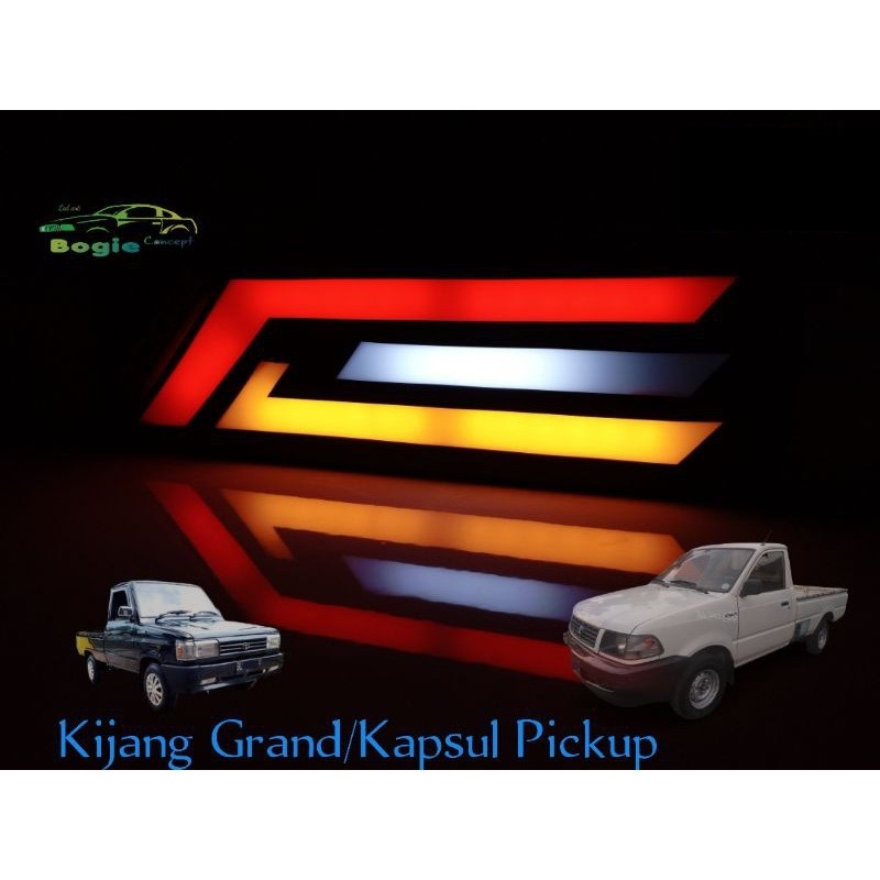 Lampu Rem Led Mobil Kijang Pickup Variasi - Sein Kedip Strip 3