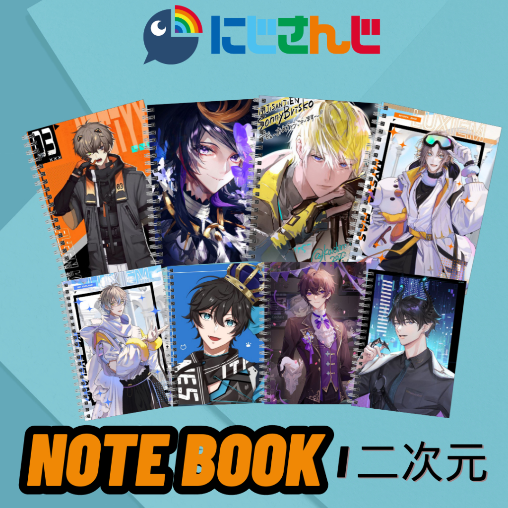 

note book / buku catatan NIJISANJI