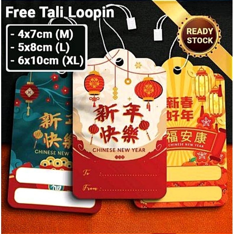 

Hang tag Imlek Label Chinese New Year CNY