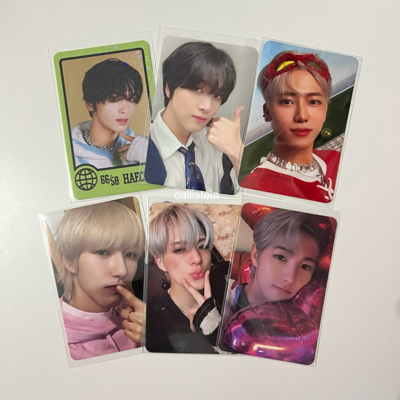 NCT Haechan Jaemin Renjun Jeno TC Nation Trading Card Candy PC Photocard ISTJ Extrovert ver. Golden 