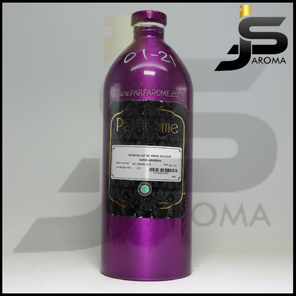 Bibit/Biang Parfum Murni Mukhalat Al Arais BY PARFAROME PREMIUN Kemasan Segel Pabrik 1KG PP135