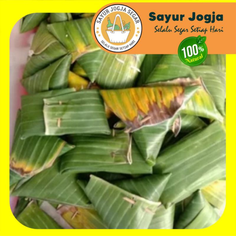 

Tempe Kecil Bungkus Daun per 5 pcs - Sayur Jogja