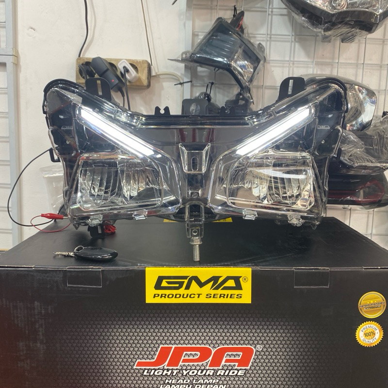 HEADLAMP XMAX 2023 JPA REFLEKTOR XMAX 2023 LAMPU DEPAN XMAX NEW 2023 HEADLAMP JPA XMAX 2023 CONNECTE