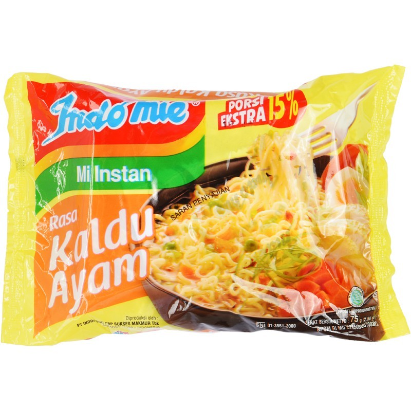 

Indomie Rasa Kaldu Ayam 72 g/indomie mie instant kaldu ayam/ indomie kaldu ayam