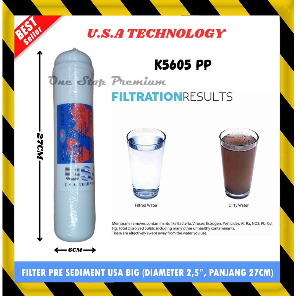 REFILL WATER CARTRIDGE KARTRID FILTER KAPSUL CAPSUL PRE SEDIMEN SEDIMENT SARINGAN AIR MINUM REVERSE 