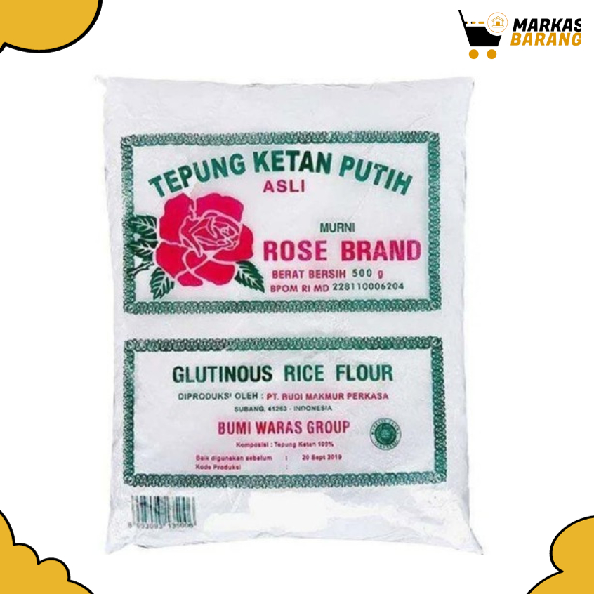 

Tepung Ketan Putih RoseBrand 500gr
