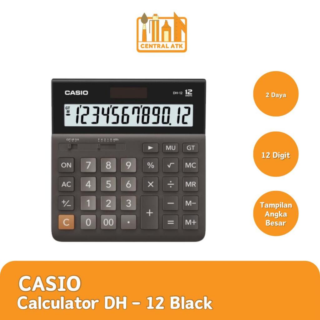 

CALCULATOR / KALKULATOR CASIO DH-12 BLACK