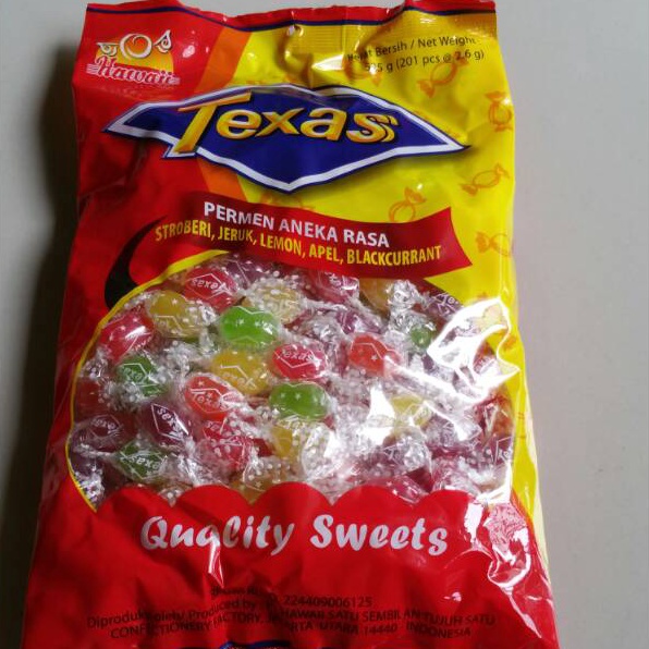 

Laris Permen TEXAS Lilyput Bag 525 Gr 21 BUTIR