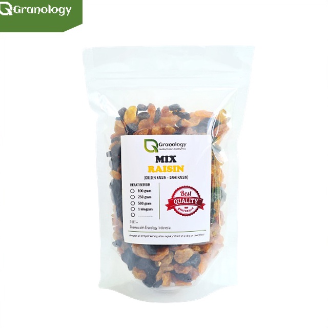 

Mix Raisin 5 gram Dark Raisin Golden Raisin