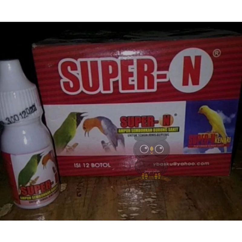 super-N obat burung sakit super n stamina burung