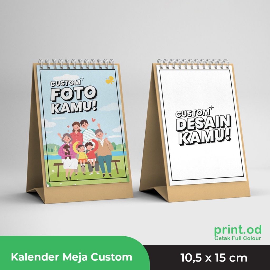 

Kalender Meja A6 2025 Edisi Custom I Print.od I Kalender Meja Aesthetic I Spiral Kalender