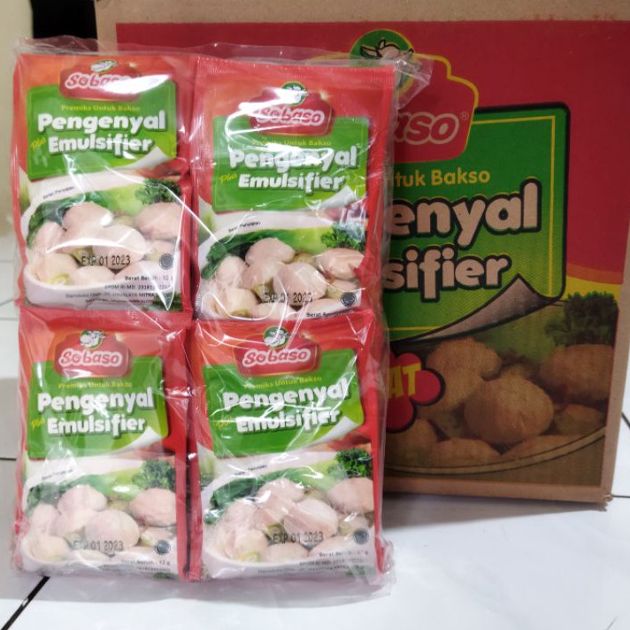 

Terlaku Tepung Pengenyal Emulsifier Bakso Sobaso 1 Dus