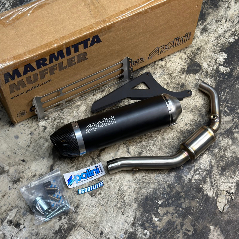 Knalpot Polini Evo 4T Fullsystem For Vespa Sprint Primavera S LX
