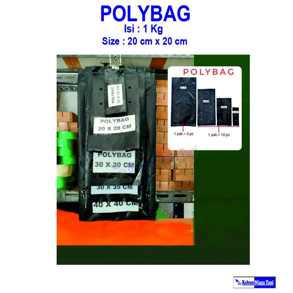 Polybag 20 x 20