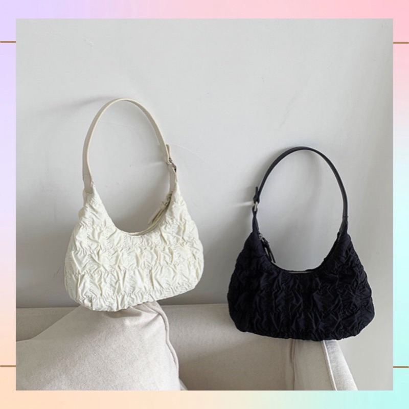 ❀ ALICE BAG White / Tas Shoulder Bags / Tas Wanita  Import Korean / Tas Handle Bag