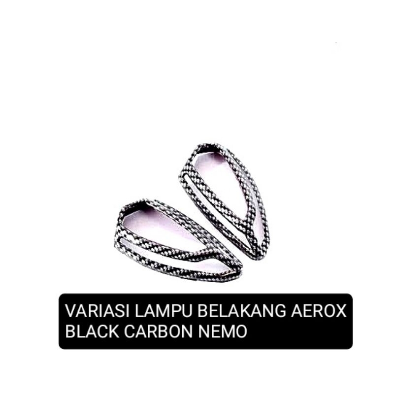 VARIASI LAMPU BELAKANG AEROX 155 CARBON NEMO